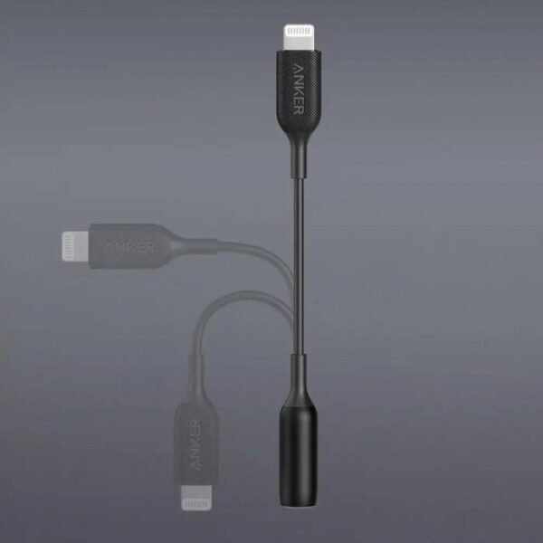 Anker Lightning Audio Jack Adapter 3.5mm A8193H11 Black - Image 4