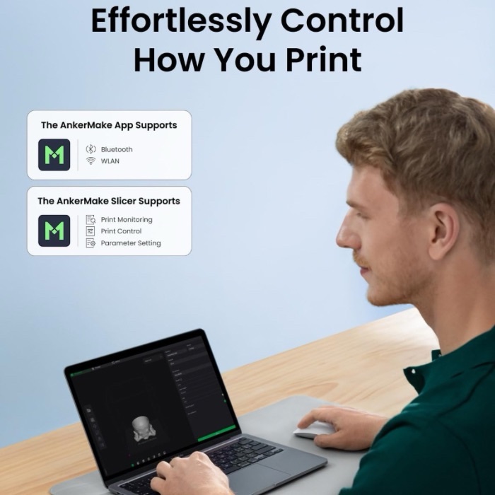 Anker Make M5C FDM 3D Printer V81103C3 Grey Green - Image 5