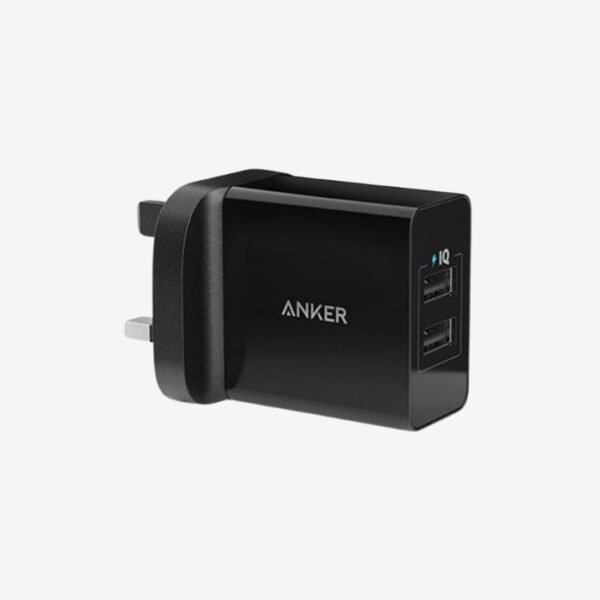 Anker 24W 2-Port USB Charger A2021K11 Black