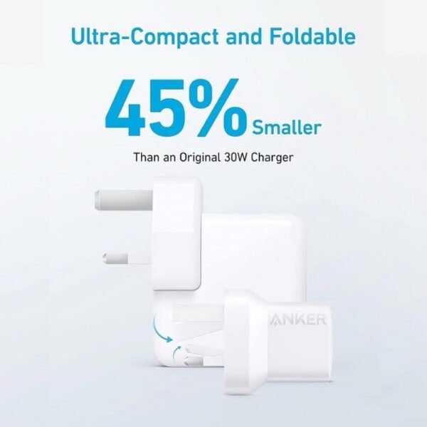 Anker 323 Charger 33w A2331K2  White - Image 4