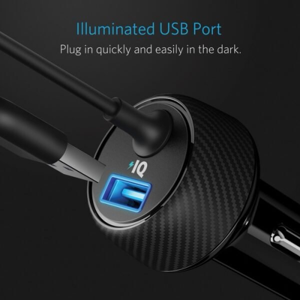 Anker PowerDrive 2 Elite with Lightning Connector Black A2214H11 - Image 4
