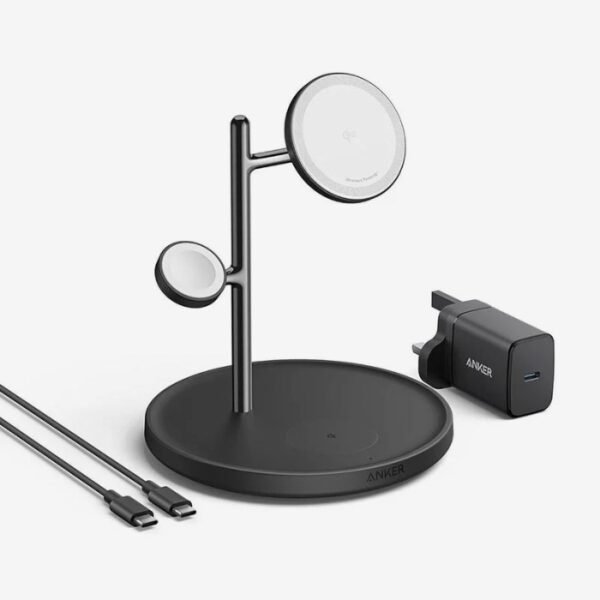 Anker Maggo 3-in-1 Charging Stand Black B25M3V11