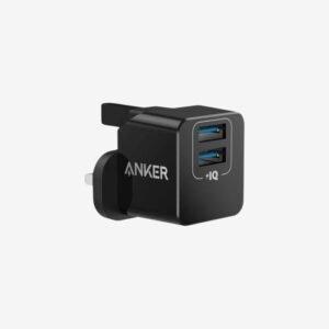 Anker PowerPort mini, 12W Dual-Port USB-A Wall Charger - A2620K12