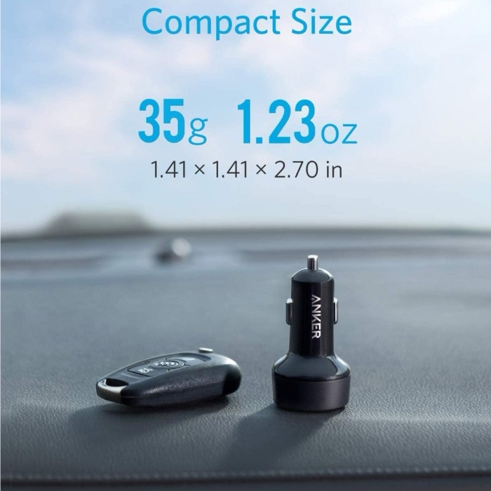 Anker USB C Car Charger PD 2 + Type C to Lghtining Cable B2726H11 - Image 3