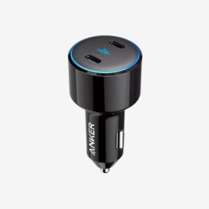 Anker PowerDrive III Duo 48W Car Charger 2 USB-C Port A2725H11 Black