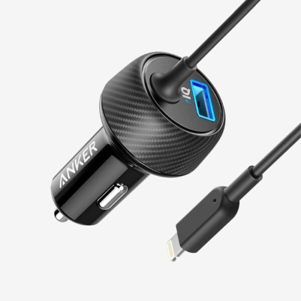 Anker PowerDrive 2 Elite with Lightning Connector Black A2214H11