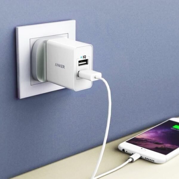 Anker 2-Port USB Charger A2021K21 24W White - Image 3