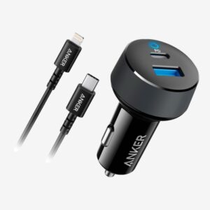 Anker USB C Car Charger PD 2 + Type C to Lghtining Cable B2726H11