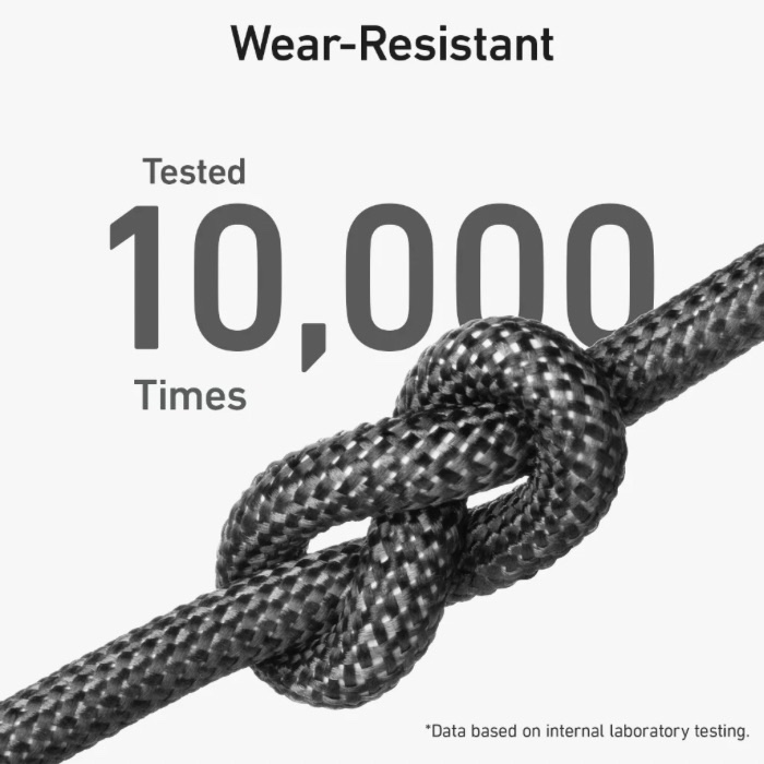 Anker 543 USB-C to USB-C 100W Bio-Nylon 0.9m/3ft Black A80F5H11 - Image 2