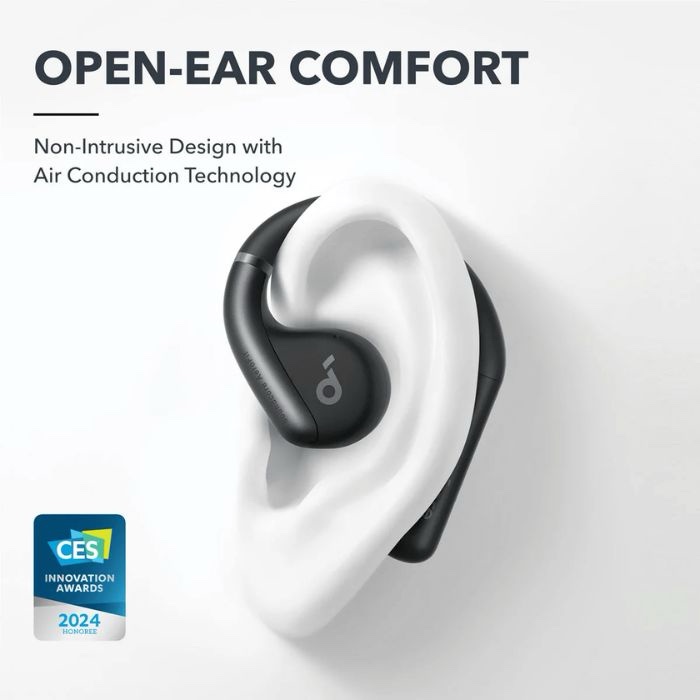 Anker SoundCore AeroFit Open Ear Earbuds Black A3872H11 - Image 4