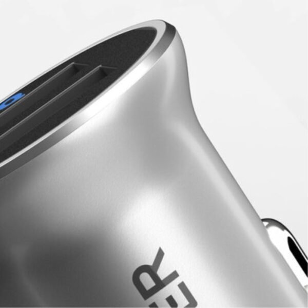 Anker PowerDrive 2 Alloy compact 24W Car Charger Silver A2727H41 - Image 2