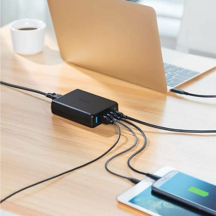 Anker PowerPort I PD with 1PD and 4 PIQ A2056K11 Black - Image 2