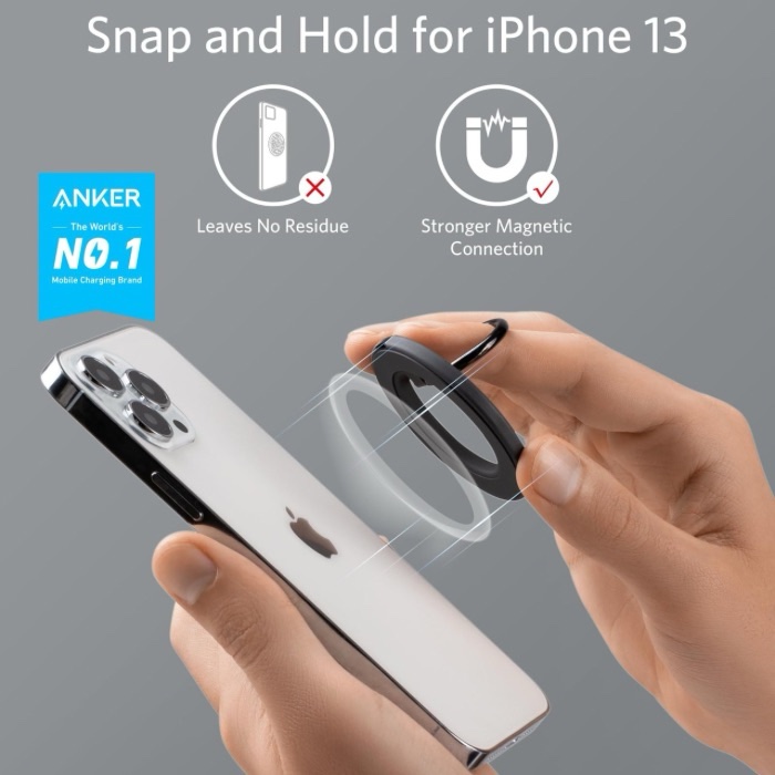 Anker 610 Magnetic Phone Grip MagGo A25A0H11 Black - Image 2
