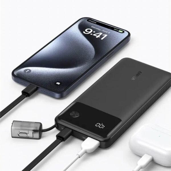 Anker Power Bank 10000mAh 22.5W Black A1257 - Image 2
