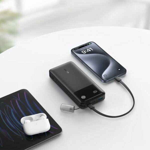 Anker 30W Smart Display Power Bank
20000 mAh A1384H11 - Image 4