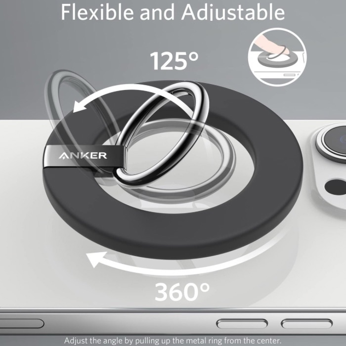 Anker 610 Magnetic Phone Grip MagGo A25A0H11 Black - Image 5
