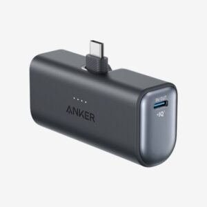 Anker Nano Powerbank 5000mAh 22.5W with Built in USB-C Connector - Black A1653H11