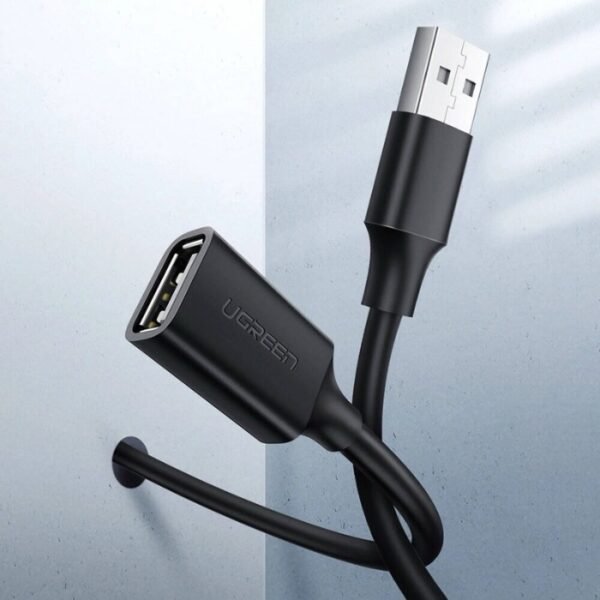 UGREEN US103 USB 2.0 Male to Female Extension Cable 1M - Image 3