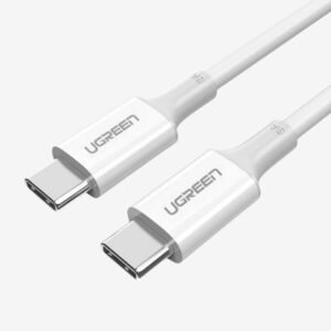 Ugreen US300W USB-C 2.0 To USB-C 2.0 Cable 2 Meter 100W - White
