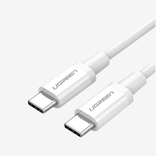 UGREEN USB-C 2.0 M/M ABS COVER 60W 2M WHITE - Image 2