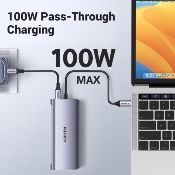 UGREEN CM179 USB-C 10-IN-1 Multifunctional Adapter - Image 5