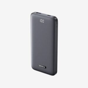 UGreen PB198 Dual Port (USB-A & USB-C) Ultra Slim Power Bank 10000 mAh - Black
