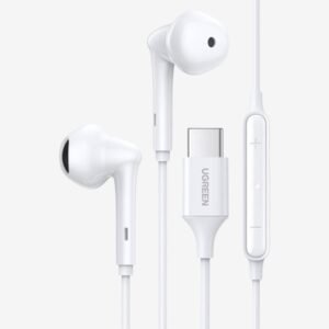 Ugreen Wired Earphones with Type-C Connector - White EP101