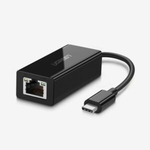 UGreen USB Type-C to 10/100/1000Mbps Ethernet Adapter - Black