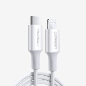 Ugreen USB-C to Lightning 1m Rubber Shell Cable 10493 - White