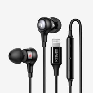 Ugreen In-Ear Earphones with Lightning Connector Black EP103