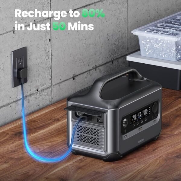 UGreen Power Roam Portable Power Station 680WH 600W UK GS600 - Image 2