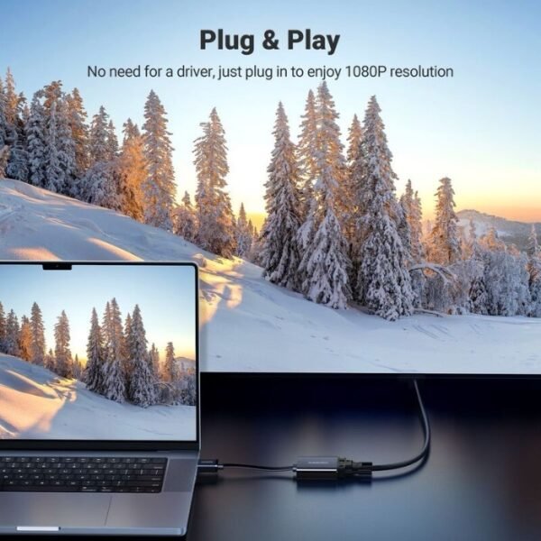 UGREEN HDMI To VGA + 3.5mm Audio With Power Port Converter MM103 - Image 2