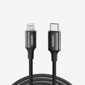 Ugreen USB-C to Lightning 1m Rubber Shell Cable 60751 - Black