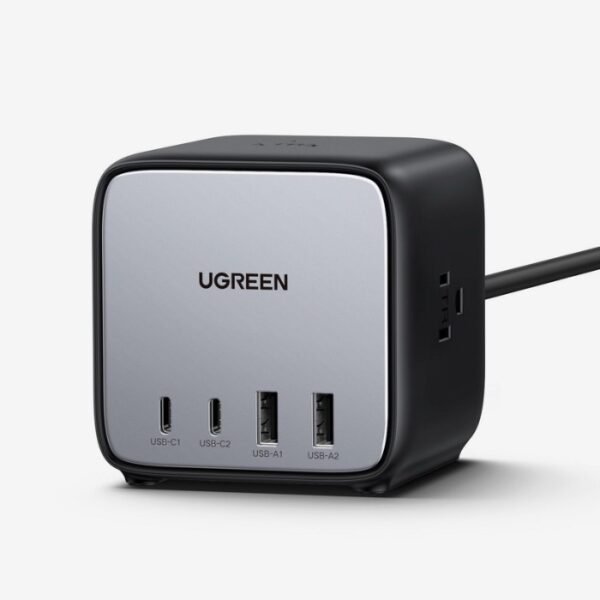 UGREEN 65W Diginest Cube Wall Charger 2C2A UK CD268 Black - Image 2