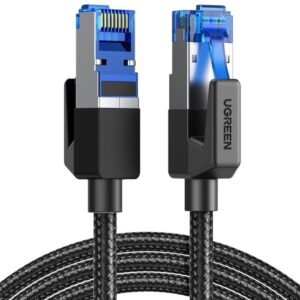 UGREEN CAT8 Shielded Round Braided Cable Modular Plugs 5M NW153