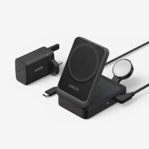 Anker MagGo 15W 3-in-1 Wireless Charger, B2557211 Black