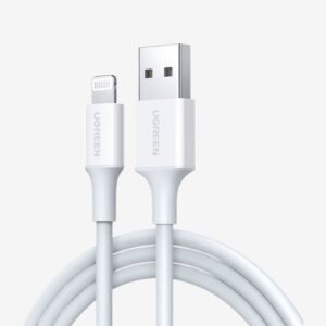 UGREEN USB-A Male to Lightning Male Cable Nickel Plating ABS Shell 2m - White
