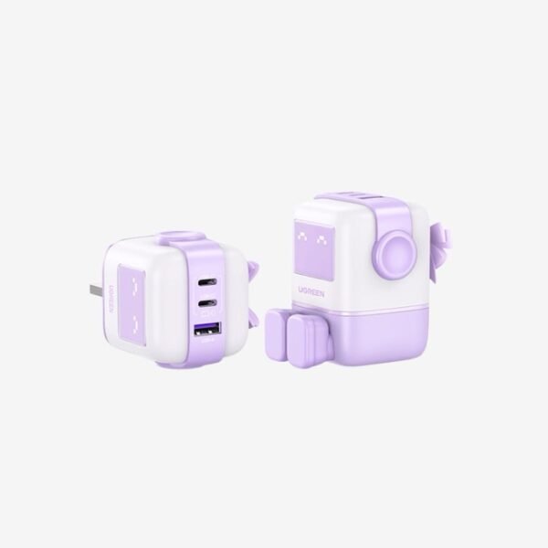 Ugreen CD361 Nexode RG (65W) PD GaN Fast Charger - Purple - Image 4