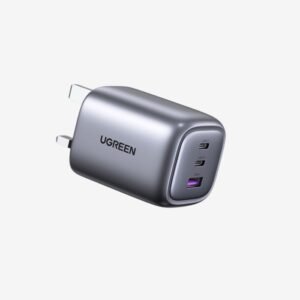 UGREEN Nexode 65W USB-C Wall Charger - 3 Ports - Space Gray