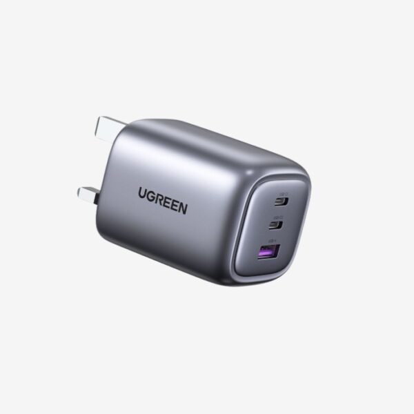 UGREEN Nexode 65W USB-C Wall Charger - 3 Ports - Space Gray