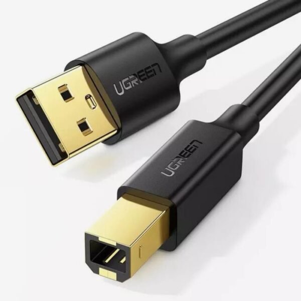 UGREEN USB 2.0 A Male to B Male Printer Cable 3m - Black - Image 2