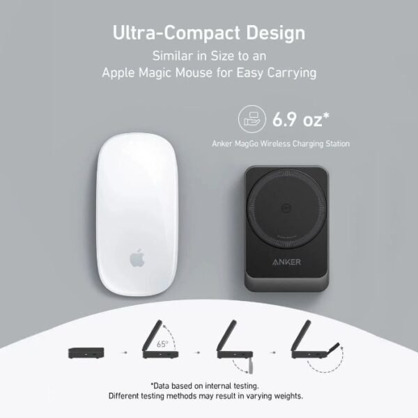 Anker MagGo 15W 3-in-1 Wireless Charger, B2557211 Black - Image 4