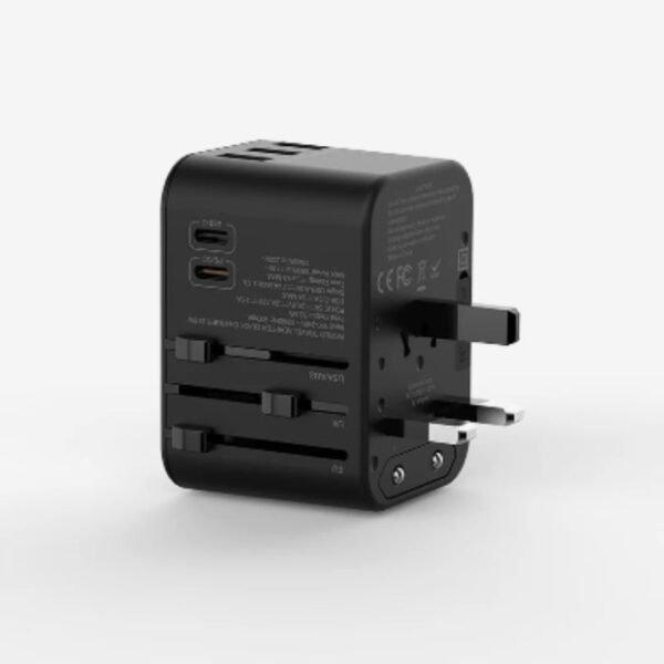 WIWU UA-303 Universal Plug Adapter - Black - Image 3