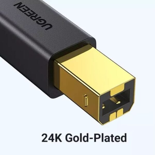 UGREEN USB 2.0 A Male to B Male Printer Cable 3m - Black - Image 3