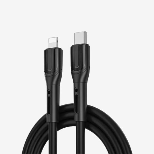 WIWU WI-C005 Armor 20W PD Type-C TO Lightning Charging Cable 1M – Black