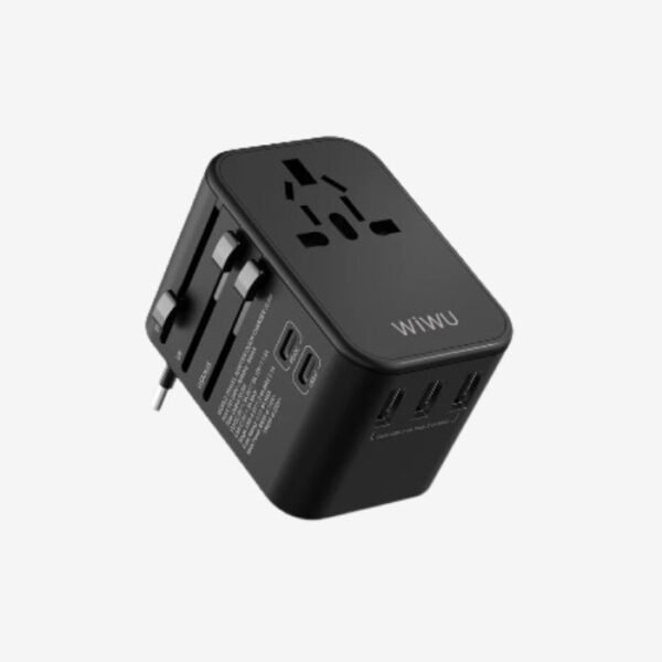 WIWU UA-303 Universal Plug Adapter - Black
