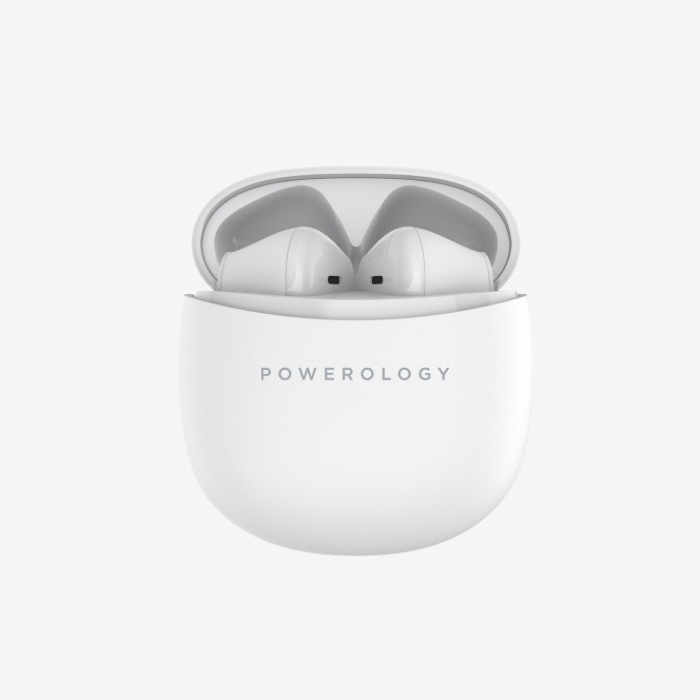 Powerology Stereo Buds Plus Siri Activation 4Hrs Play Time 400mAh Battery PWLAU001