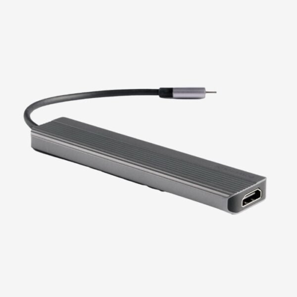 Powerology 6-in-1 Slim 4K HDMI USB-C Hub P61HBC - Image 4