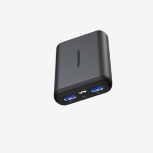 Powerology 10000 mAh PD20w QC 18W 2*USB-A 1*USB-C Port Fast Charging Power Bank - Black PPBCHA27
