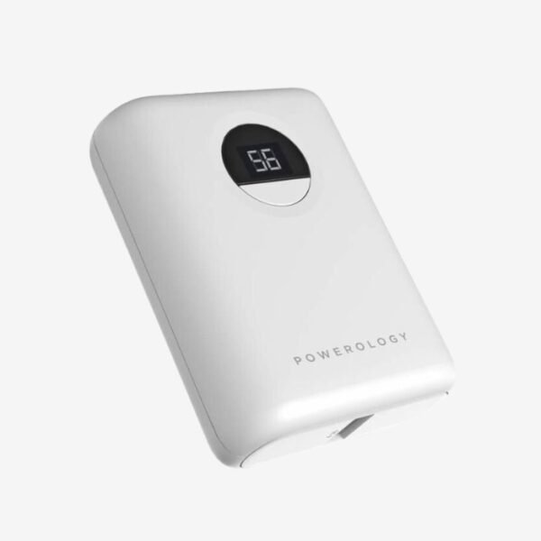 Powerology 10000mAh 18W PD & QC3.0 Power Bank USB-A to USB-C - White PPBCHA04